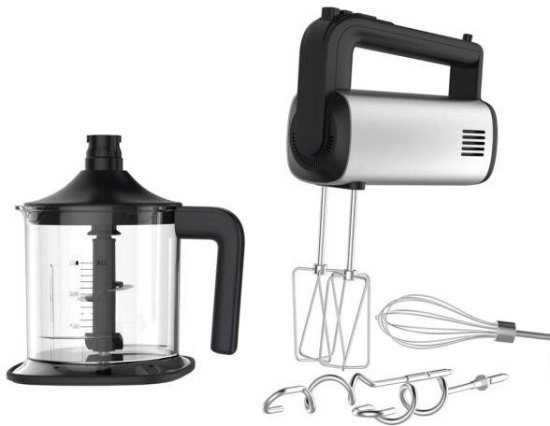 מיקסר יד + קוצץ ירקות Davo Pro DHM800 600W - נירוסטה