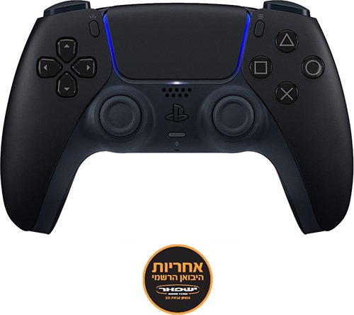 בקר משחק אלחוטי Sony PlayStation DualSense PS5 - צבע Midnight Black - אחריות יבואן רשמי ישפאר
