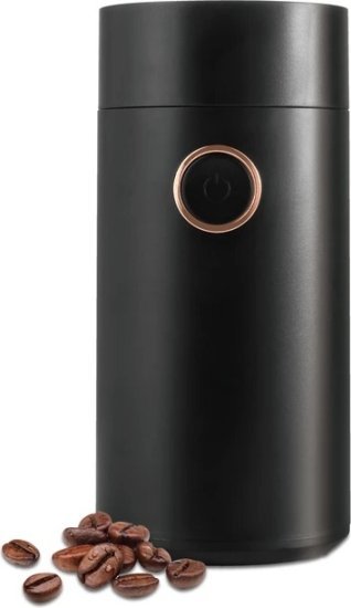 מטחנת קפה חשמלית סדרת Black Rose Collection מבית Berlinger Haus - צבע שחור