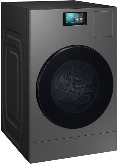 מכונת כביסה חכמה 18 ק''ג 1000 סל''ד משולבת מייבש 11 ק''ג Samsung Bespoke AI Combo WD18DB8995BZ Heat Pump- צבע Dark Steel