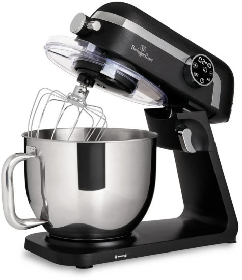 מיקסר מקצועי 7 ליטר Berlinger Haus BH9529 1800W - צבע שחור מט / כסוף