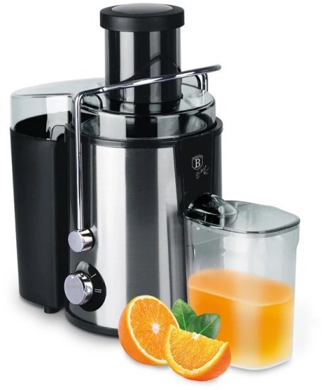 מסחטת מיצים צנטריפוגלית 600 מ''ל Berlinger Haus BH9487 500W - צבע שחור / כסוף