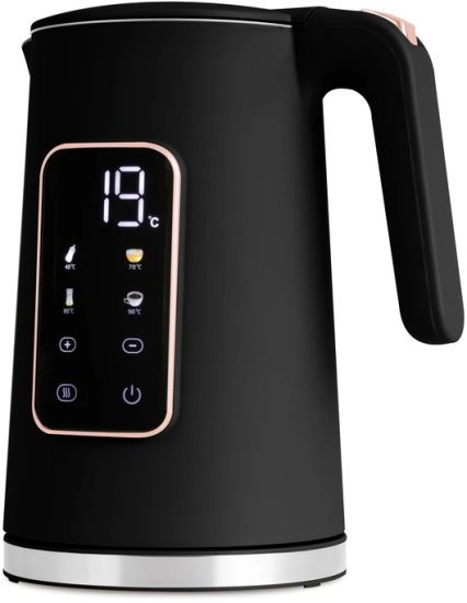קומקום דיגיטלי 1.7 ליטר Berlinger Haus BH9674 2200W - צבע שחור / רוז גולד