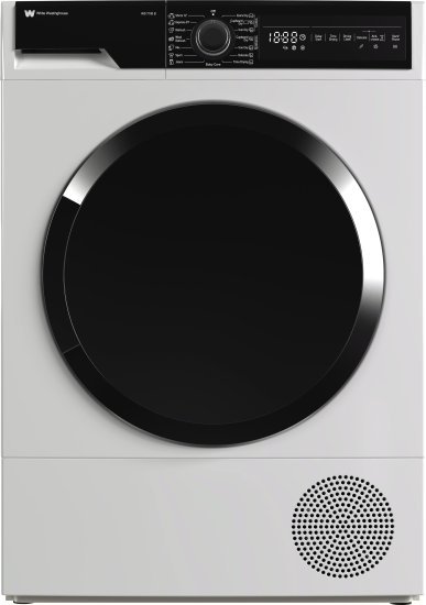 מייבש כביסה קונדנסור פתח חזית 7 ק''ג White-Westinghouse WD7100B - צבע לבן / דלת שחורה