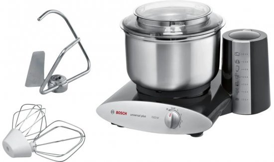 מציאון ועודפים - מיקסר משולב אביזרים 6.2 ליטר Bosch MUM6N20A1 - צבע שחור / אפור - שנתיים אחריות יבואן רשמי BSH