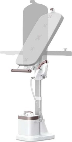 מגהץ קיטור אנכי Tefal IXEO Vision All-In-One QT1811G1 2200W - צבע לבן / ברונזה