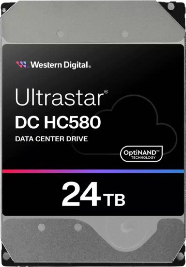 כונן קשיח Western Digital Ultrastar DC HC580 WUH722424ALE6L4 24TB 7200RPM