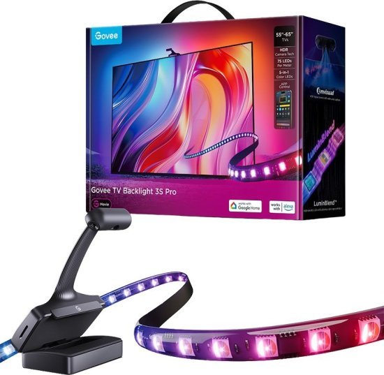 מערכת תאורה חכמה לטלוויזיה 55-65 אינץ' Govee TV Backlight 3 Pro