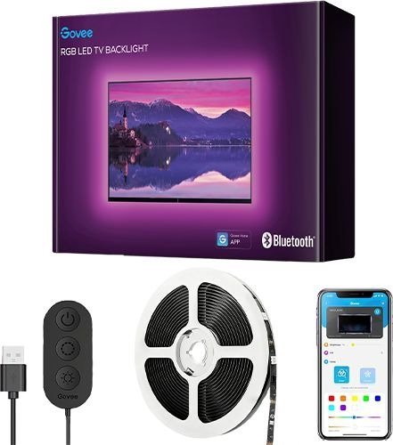 ערכת תאורה חכמה לטלוויזיה 46-60 אינץ' Govee TV LED Backlight - אורך 3 מטר