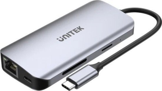 מפצל 8 חיבורים דגם D1122A01 מבית Unitek - שנתיים אחריות על ידי היבואן הרשמי