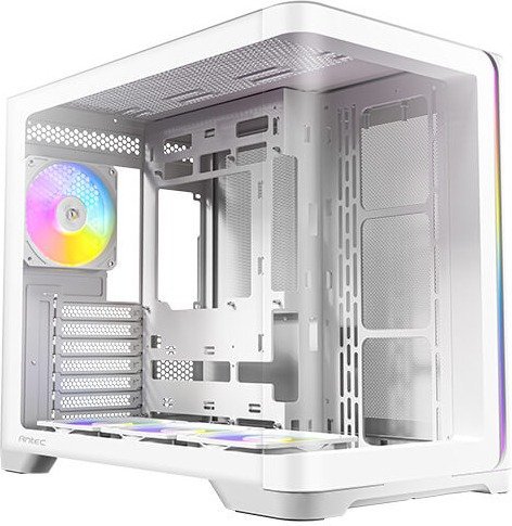 מארז מחשב ללא ספק Antec C5 CURVE  ARGB ATX Mid Tower - צבע לבן