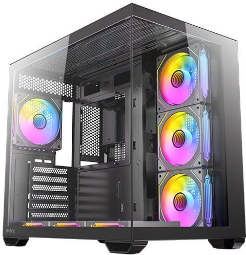 מארז מחשב ללא ספק Antec CX Mirror ARGB ATX Mid Tower - צבע שחור