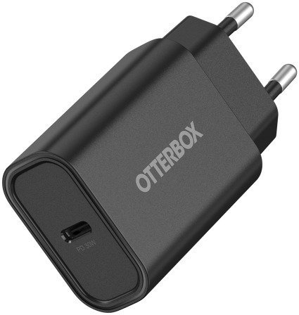 מטען קיר מהיר PD 30W בחיבור USB-C מבית OtterBox - צבע שחור