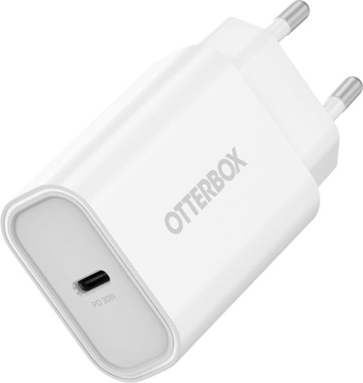 מטען קיר מהיר 30W בחיבור USB-C מבית OtterBox - צבע לבן