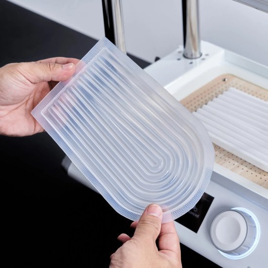 מארז 10 יריעות פלסטיק LDPE לוואקום פורמינג בעובי 1.5 מ''מ וגודל 300x205 מ''מ - צבע לבן