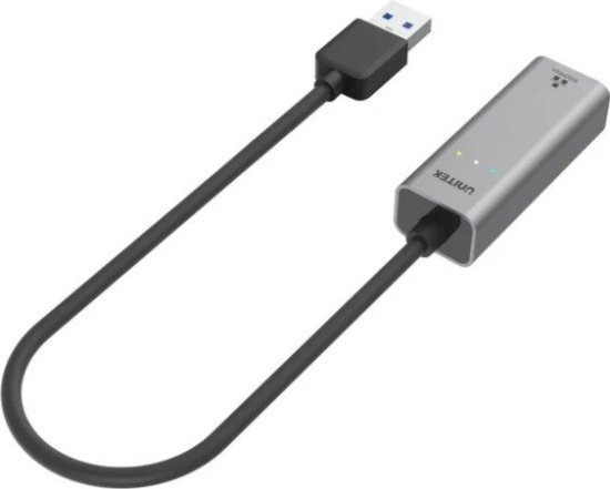 מתאם מחיבור USB-A זכר לחיבור RJ45 נקבה מבית Unitek - שנתיים אחריות על ידי היבואן הרשמי