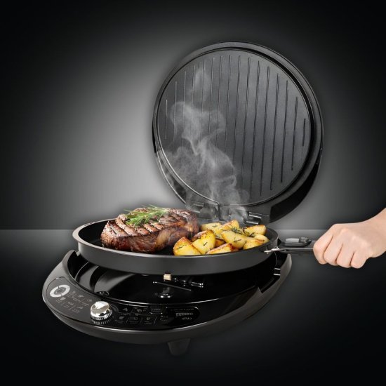 שף הפלא עם פלטות נשלפות עוצמתי דגם NRI-8640 מבית Universe - צבע שחור