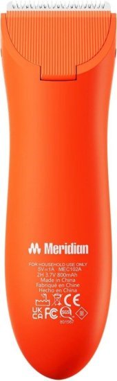 מכונת גילוח וטרימר לגוף דגם The Trimmer Premium מבית Meridian - כתום Blaze