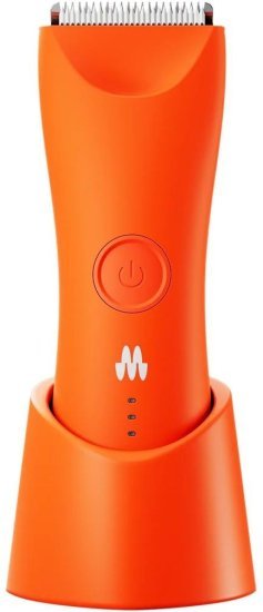 מכונת גילוח וטרימר לגוף דגם The Trimmer Plus מבית Meridian - צהוב כתום Blaze