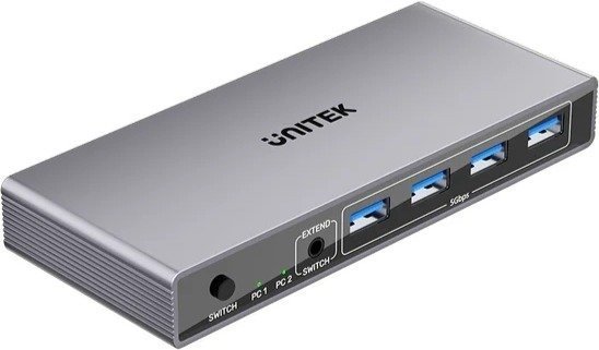 מתג KVM Switch HDMI מבית Unitek - שנתיים אחריות על ידי היבואן הרשמי