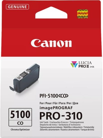 ראש דיו מקורי Canon PFI-5100CO - ציפוי שקוף Chroma Optimizer