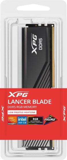 זכרון למחשב Adata XPG Lancer Blade Customizable RGB DDR5 U-DIMM 16GB 6000MT / s CL36 - צבע שחור
