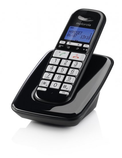 טלפון אלחוטי Motorola S3001 צבע שחור