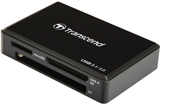 קורא כרטיסים Transcend TS-RDF8K2 USB 3.1 - צבע שחור