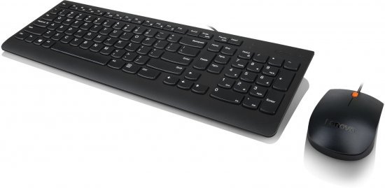 סט מקלדת ועכבר חוטיים Lenovo 300 Wired Keyboard and Mouse Combo GX30M39623