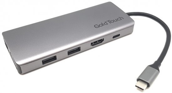 תחנת עגינה USB Type-C עם חיבורי Gold Touch SU-C12 HDMI + VGA + 4xUSB + LAN + TF / SD Slot & PD