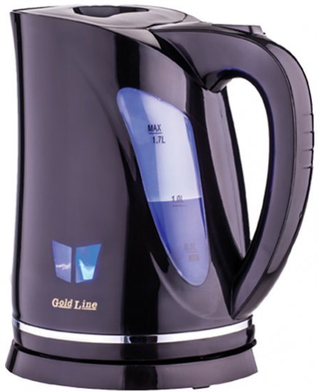 קומקום חשמלי 1.7 ליטר Gold Line Navada ATL-009B - צבע שחור