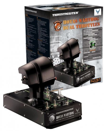בקר טיסה Thrustmaster Hotas Warthog C.Panel With Dual Throttles PC