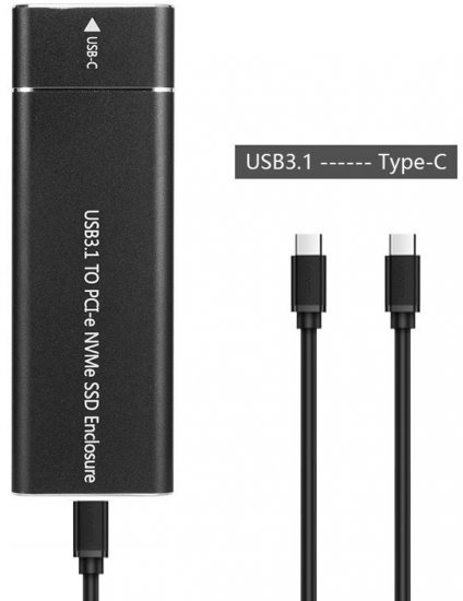 מארז חיצוני מחיבור USB 3.1 Type-C לחיבור (Gold Touch - M.2 SSD (PCIe / NVME