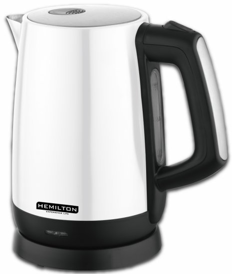 קומקום נירוסטה 1.7 ליטר Hemilton HEM-188 2000W - צבע לבן