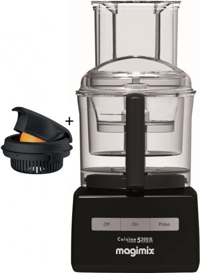 מעבד מזון 3.6 ליטר Magimix 5200JXL Premium 1100W - צבע שחור - אחריות יבואן רשמי ניופאן