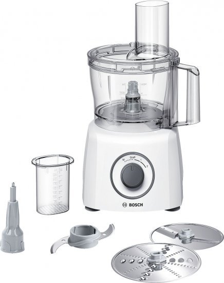 מעבד מזון 2.3 ליטר Bosch MultiTalent 3 MCM3110W 800W - צבע לבן - שנתיים אחריות יבואן רשמי BSH