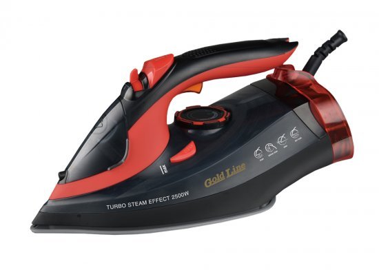 מגהץ אדים וקיטור Gold Line ATL-729M - 2500W TURBO STEAM EFFECT