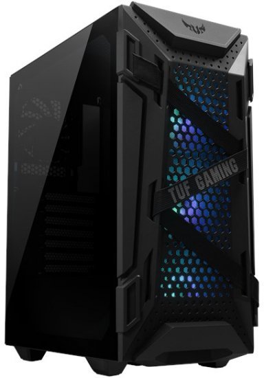 מארז מחשב לגיימרים ללא ספק Asus GT301 TUF Gaming Mid Tower - צבע שחור